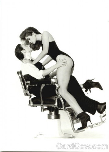 kd-lang-and-cindy-crawford Classic Auto-Straddle: Cindy Crawford & kd Lang