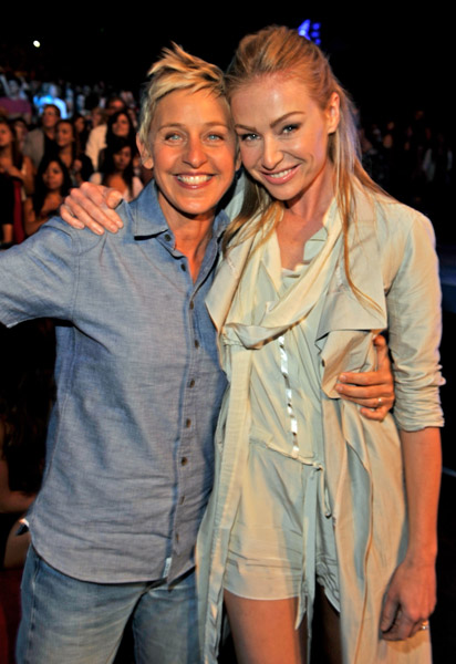 810.portia_ellen Ellen & Portia at the Nickelodian Kid's Choice Awards
