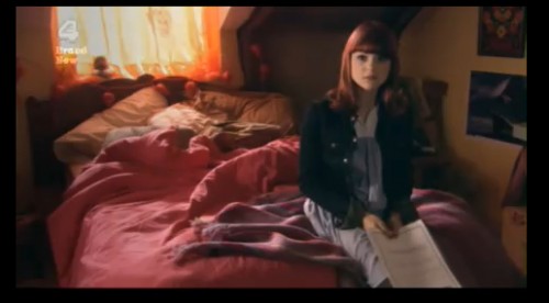 Emily on bed