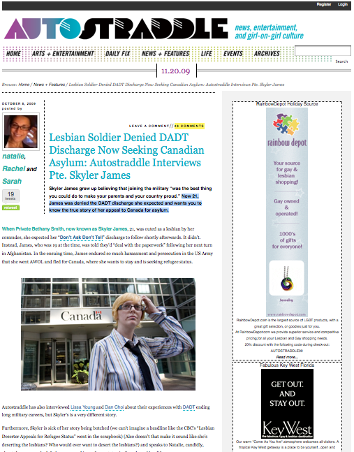 Picture 4 Autostraddle Interviewed Bethany Smith in October