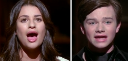 glee defying gravity off