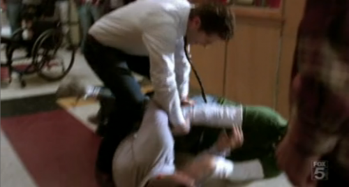 glee fight