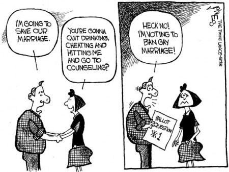gay marriage cartoon