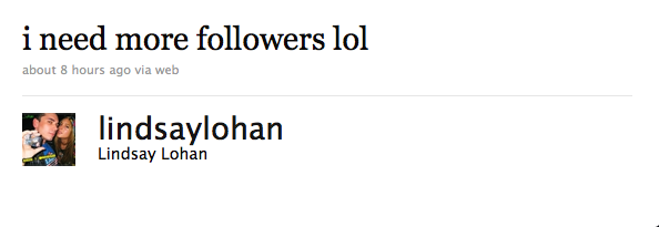 lindsay lohan-tweet