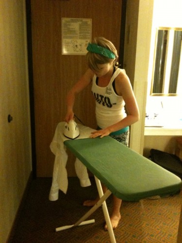 ironing