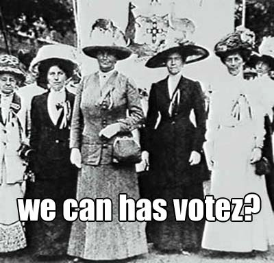 women's suffrage movement