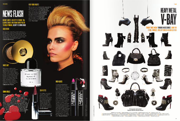 V Magazine spread V Magazine spread