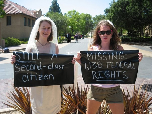 cute girls protest