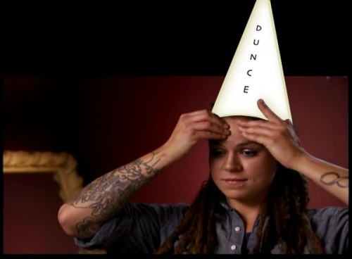 DUNCE-CAP