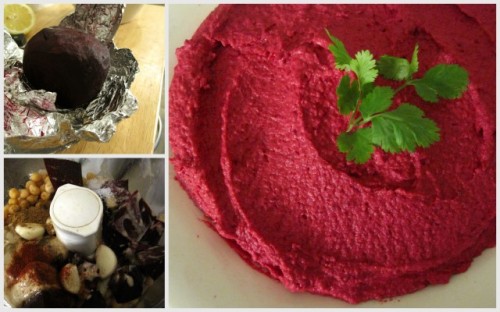 roasted beet hummus