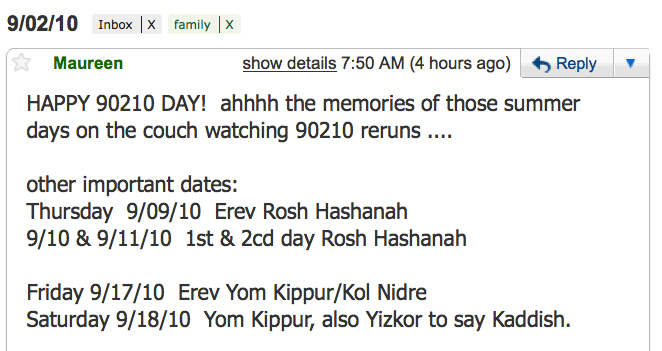 email from mom