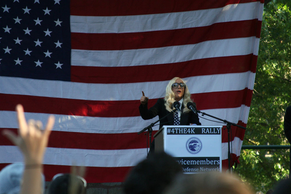 Lady Gaga Don't Ask Don't Tell Rally Lady Gaga Don't Ask Don't Tell Rally