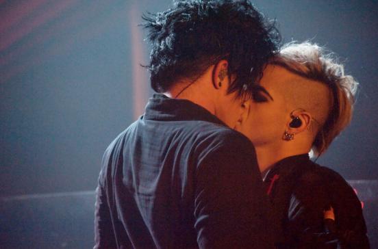 Excuse Adam Lambert While He Kisses the Sky (and, more importantly, This Guy)
