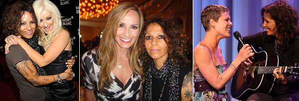 Linda Perry Christina Aguilera, Chely Wright and Pink