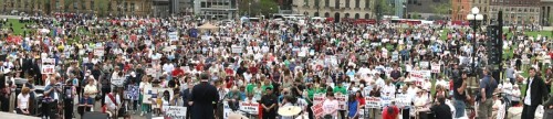 The 2008 March for Life protest.