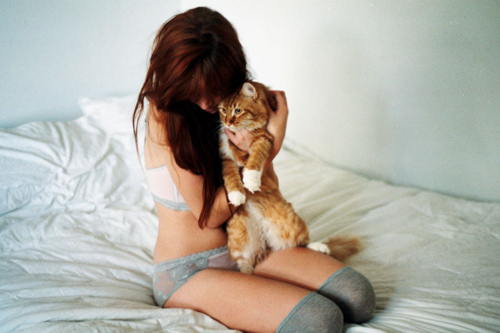 girl-kitten