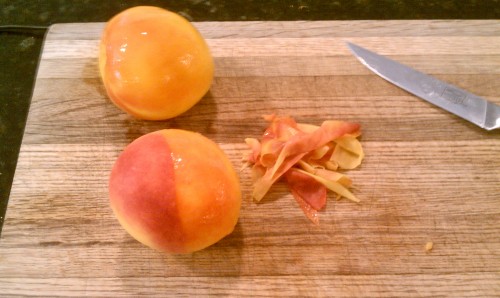 crumble 1 - skinned peaches