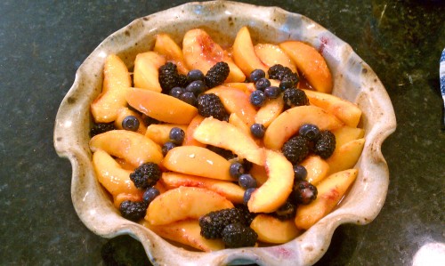 crumble 3 - fruit in pie
