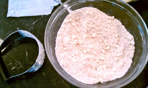 crumble 4 - mixing crumble