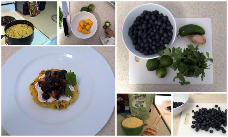 polenta and blueberry salsa1