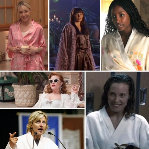 lesbians love bathrobes