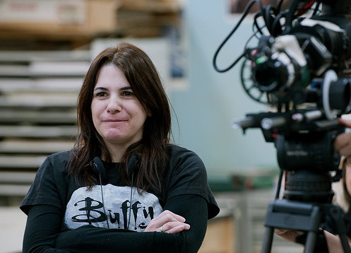 tina cesa ward on the set of anyone but me