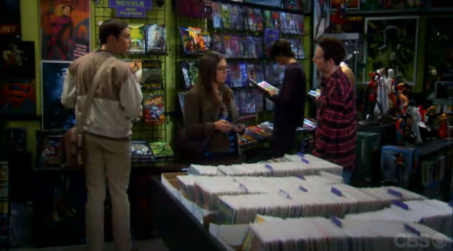 hot dating at the comic book store