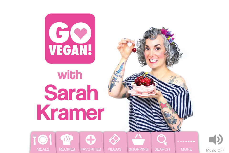 Sarah Kramer’s Go Vegan! App is Delicious