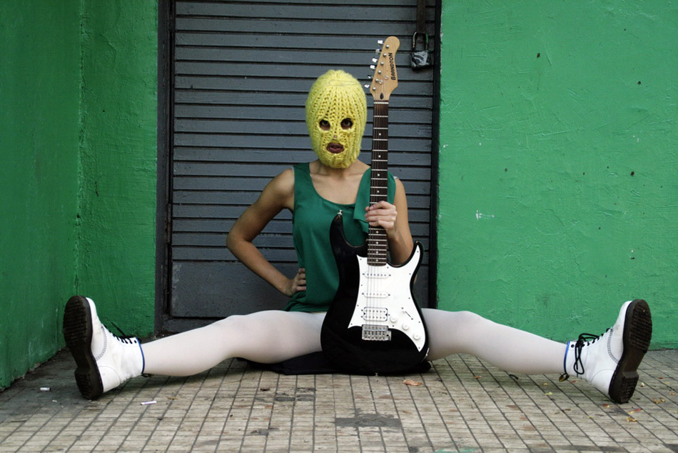 Pussy Riot: Russian Feminist Collective Protests Putin in Neon Facemasks