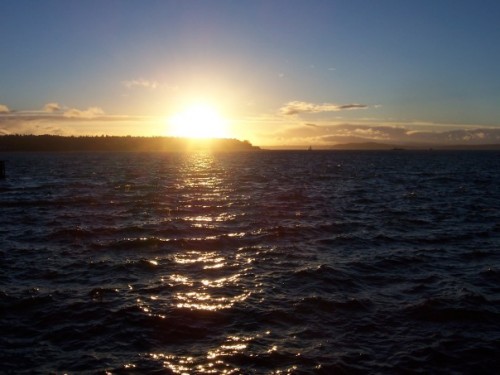 typical seattle sunset