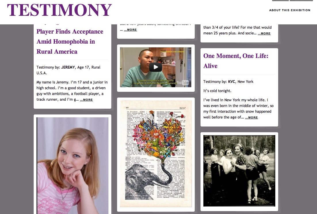 What Does It Mean To Be Young And Queer? TESTIMONY Asked, You Should Answer