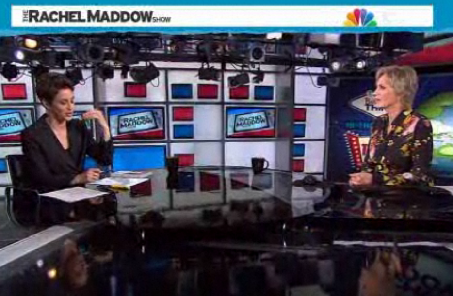 Jane Lynch and Rachel Maddow Switch Seats and Discuss Gay Marriage