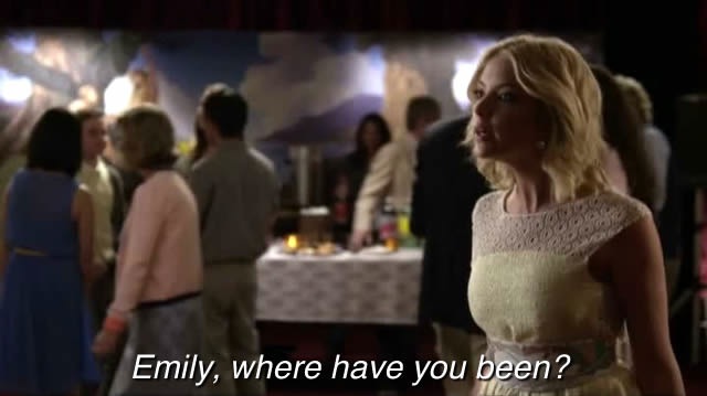 shes never there