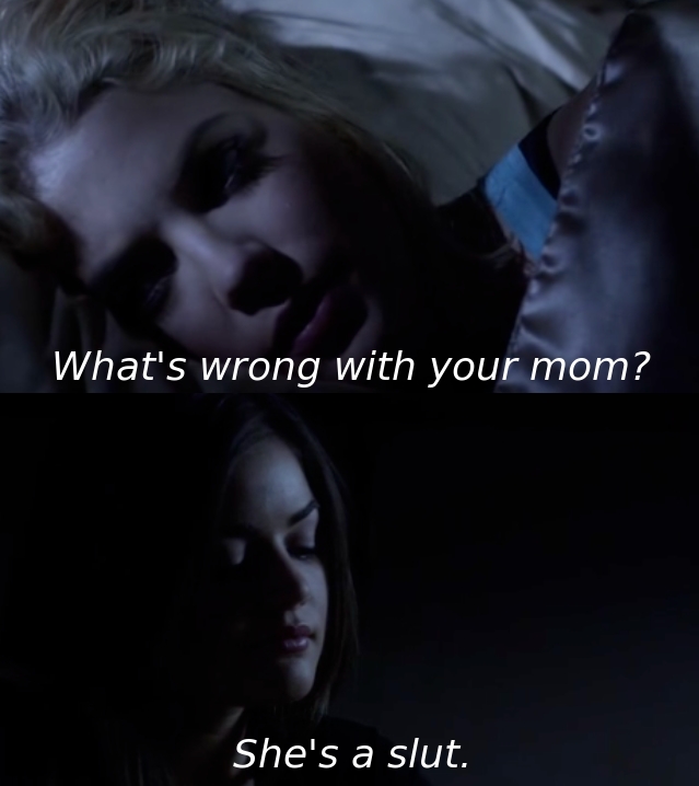 she's a slut