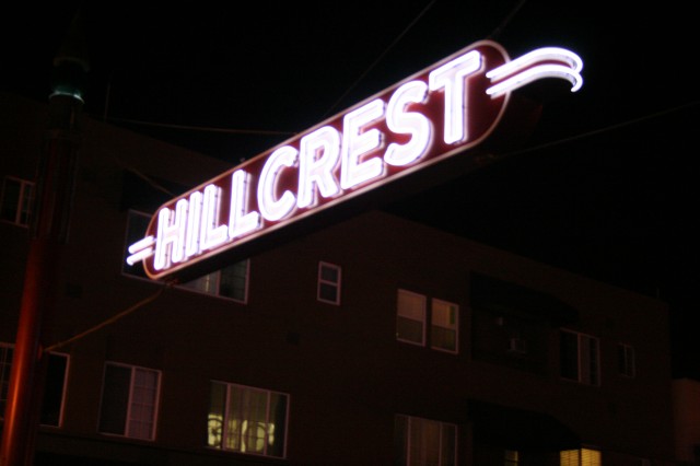 HILLCREST SIGN SAN DIEGO CALIFORNIA