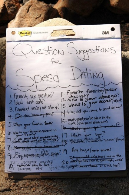 Speed Dating Questions