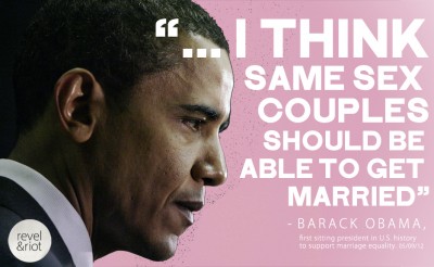 Obama Endorses All The Same-Sex Marriage Things In Maine and Washington!