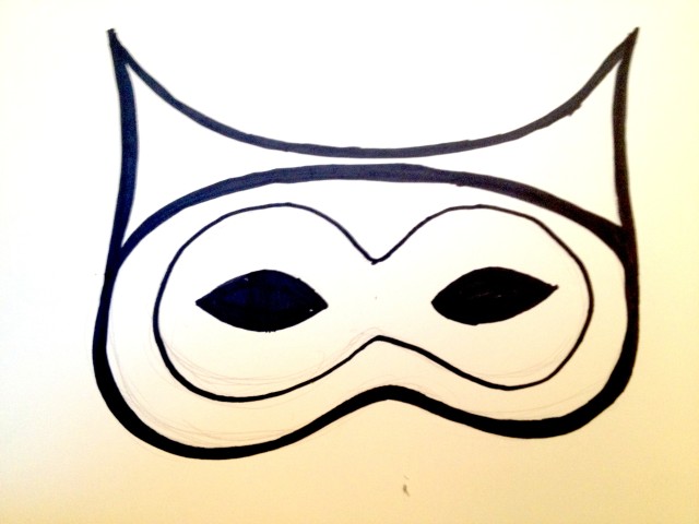 white cut-out