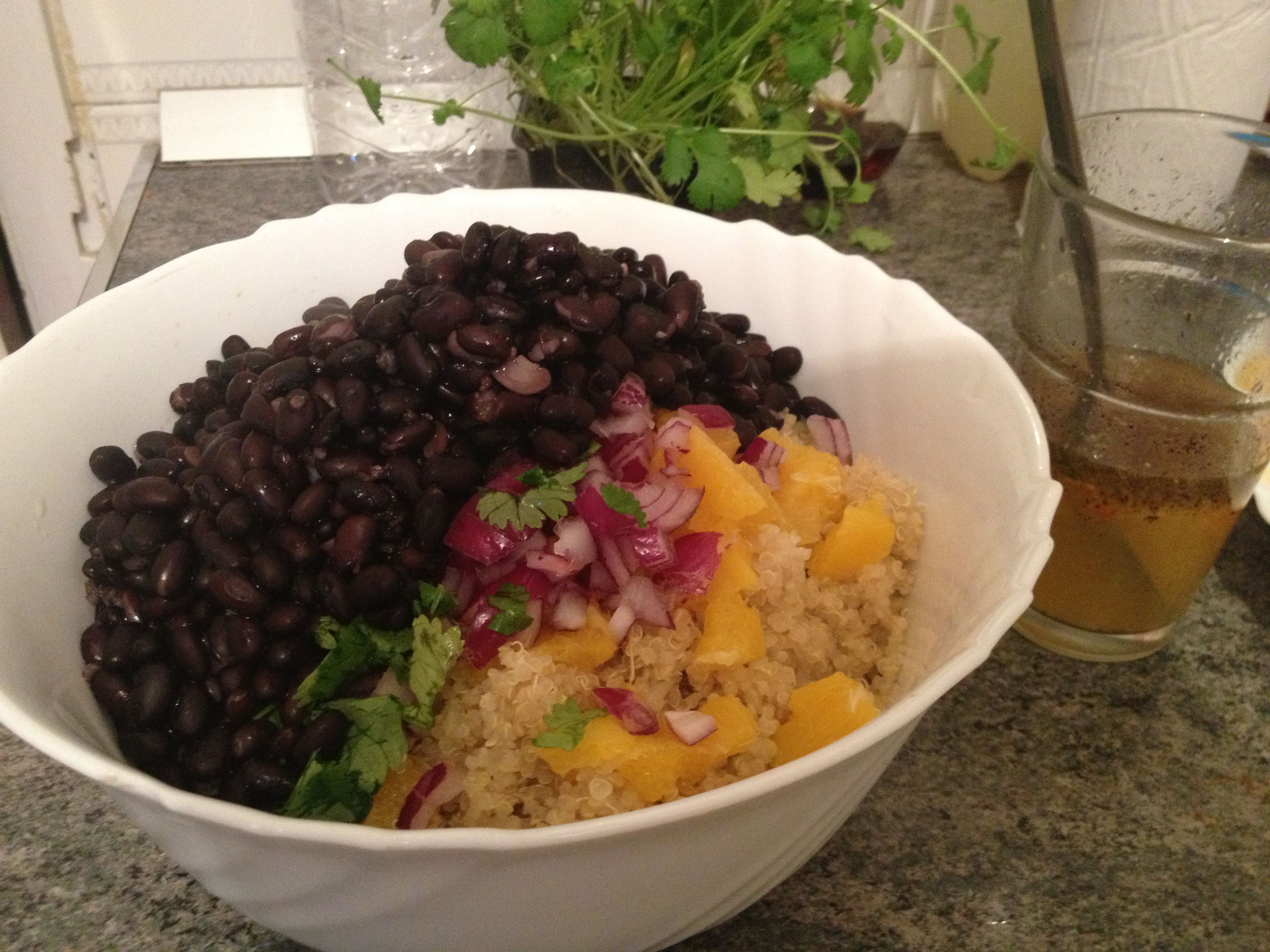 Get Baked: Quinoa and Black Bean Winter “Salad”