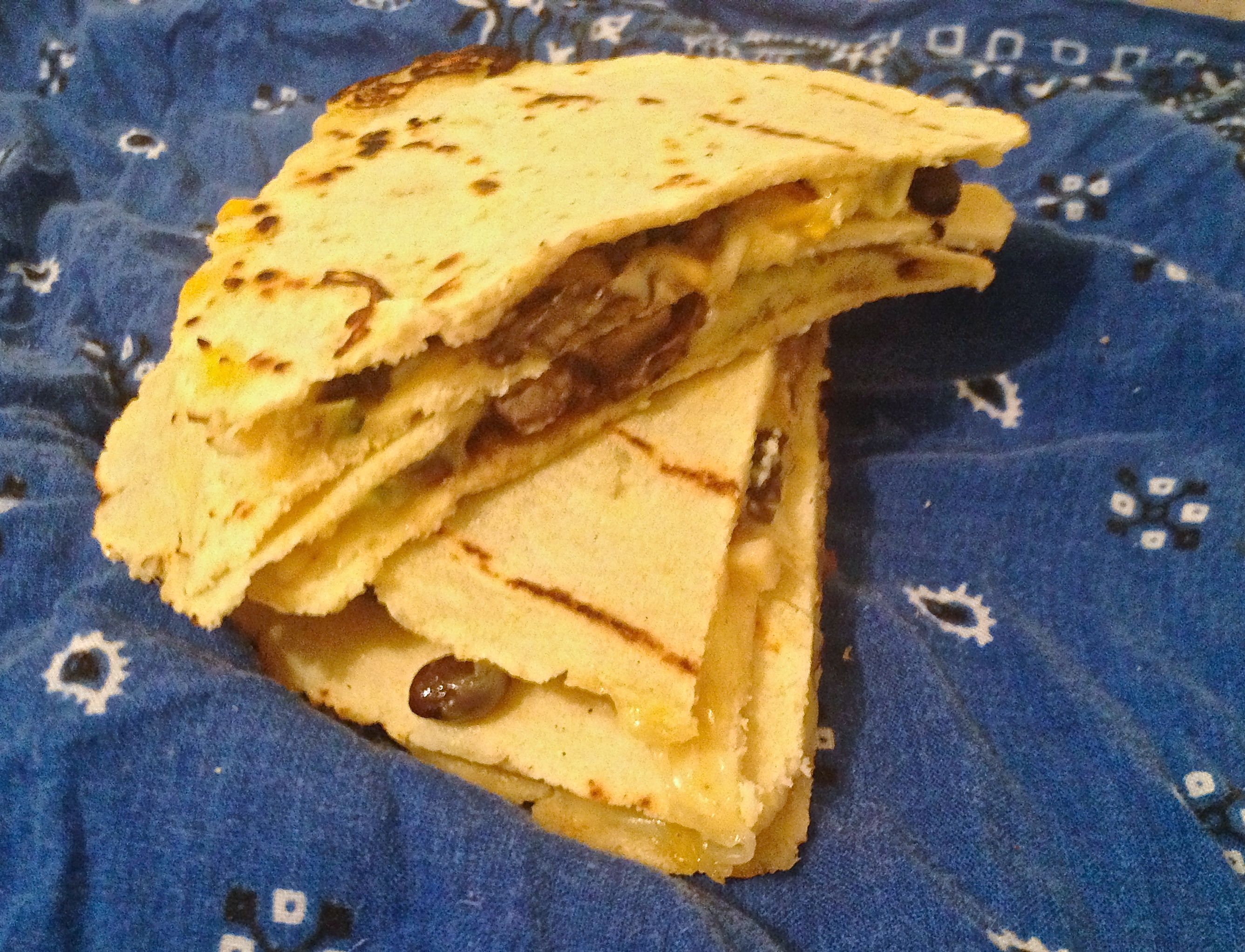You Can Take It With You: Black Bean and Zucchini Quesadillas