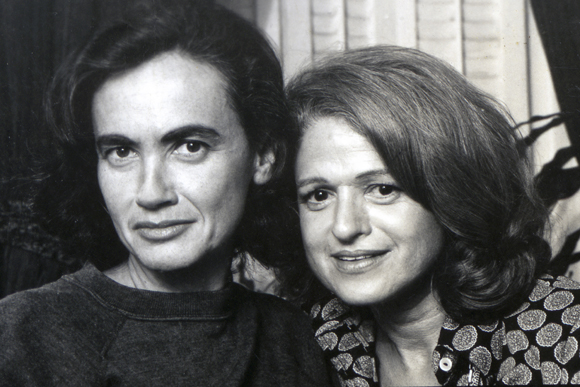 edie windsor, plaintiff in the DOMA lawsuit United States v. Windsor, pictured with her wife thea spyer