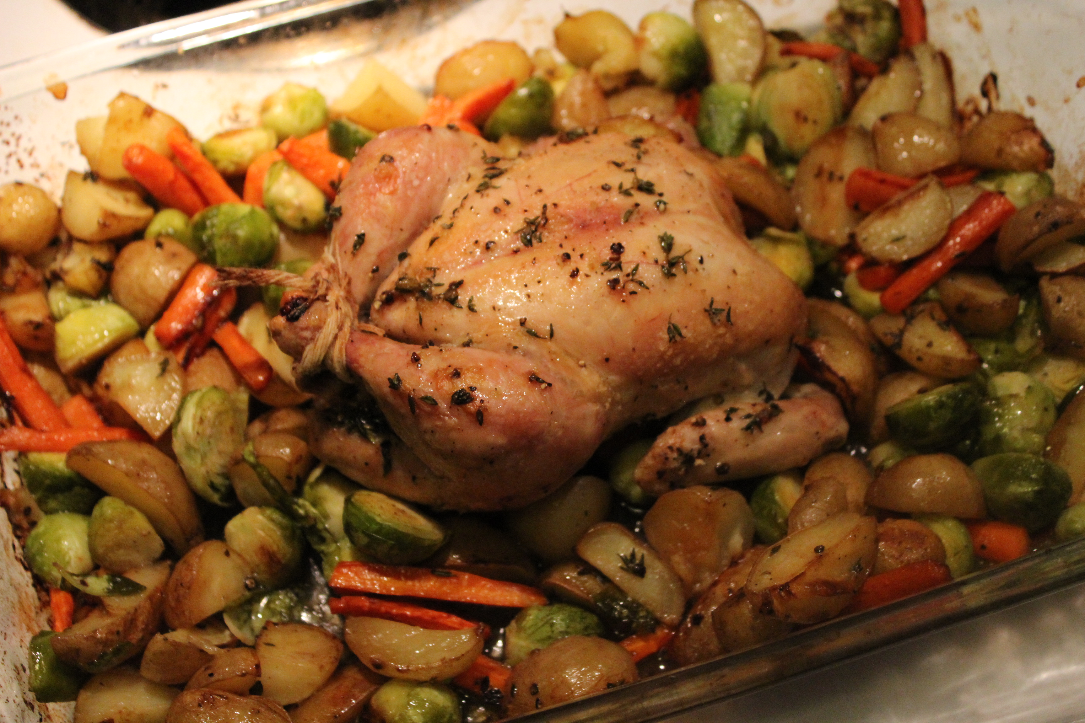 Get Baked: Cornish Game Hen and Roasted Vegetables
