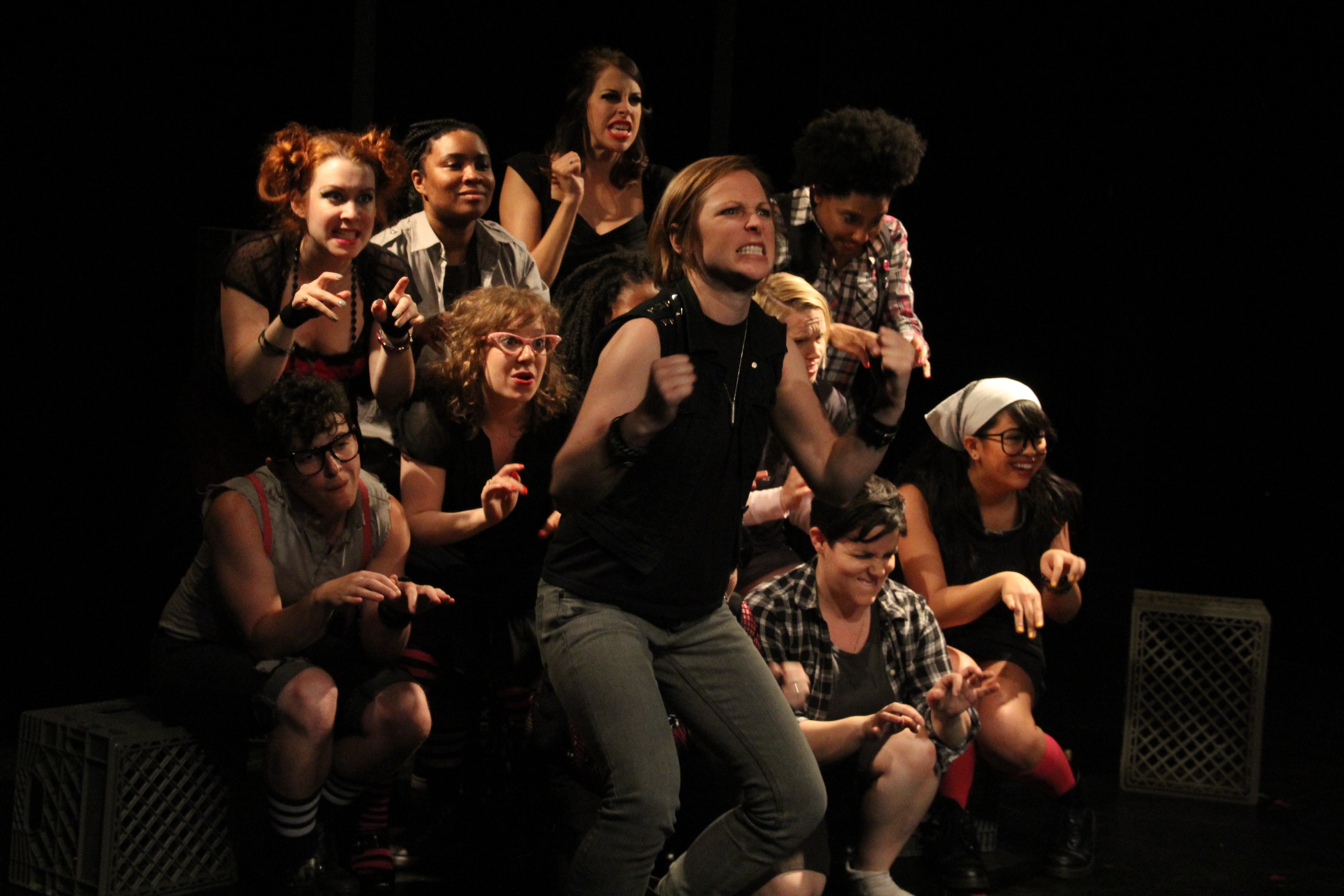 NYC Play Lesbian Love Octagon Gets Six Thumbs Up From Three Of Us, All The Thumbs