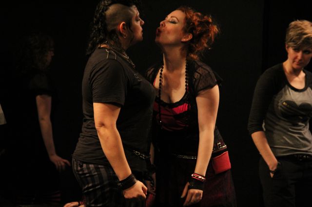 Ti Grieco as Jess and Linday Naas as Wendy, photo by KL Thomas