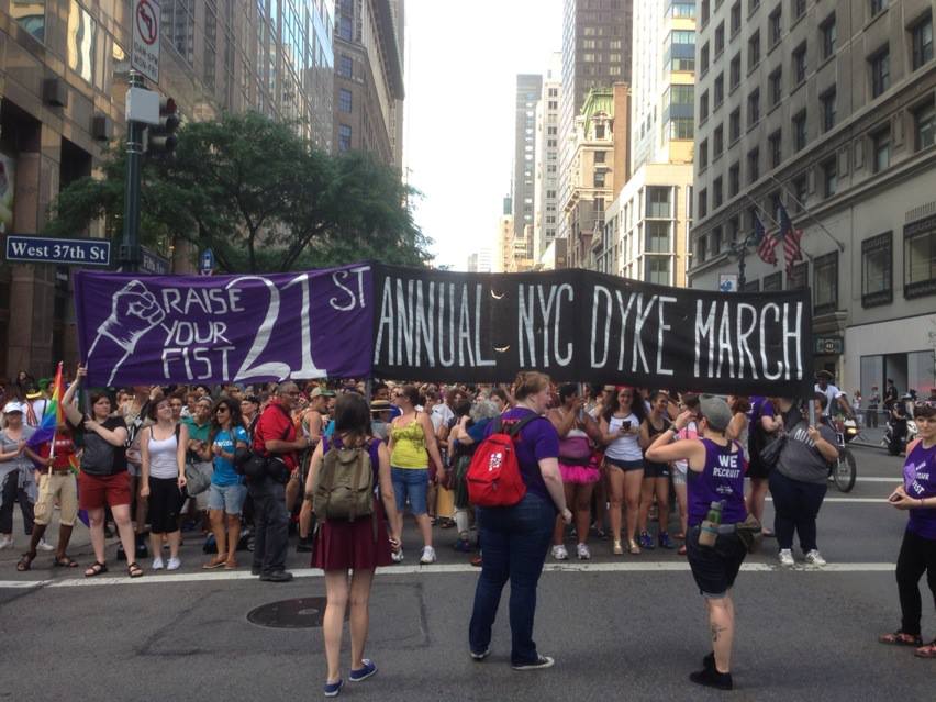 A Prairie Homo Does New York: Wooooh, Dyke March!