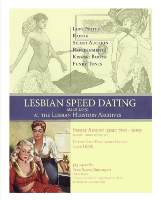 Speed Dating Flier