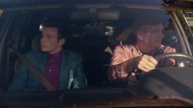 holy shit is that the glee recapper from autostraddle running into a pole in a rental car?