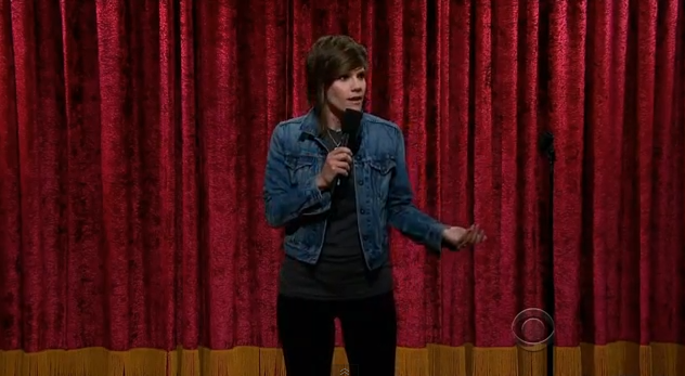 Brittani’s Video Party: Geena Davis and Cameron Esposito Visit the Love Corner in Lingerie