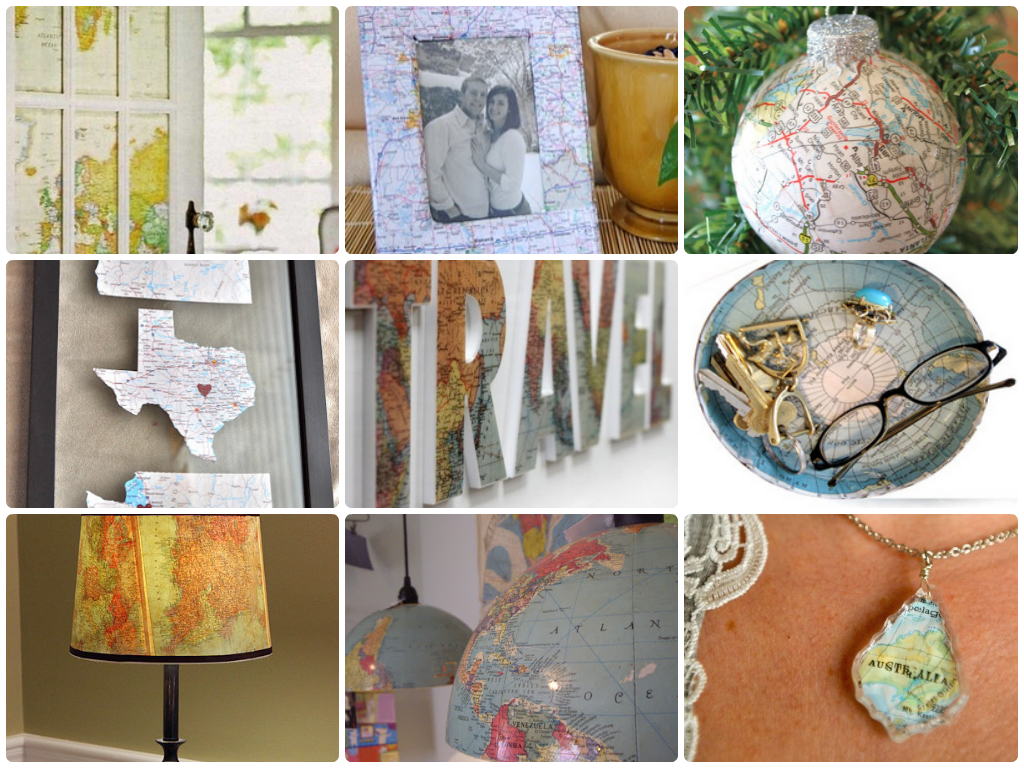 Make A Thing: Things To Make With Maps and Globes