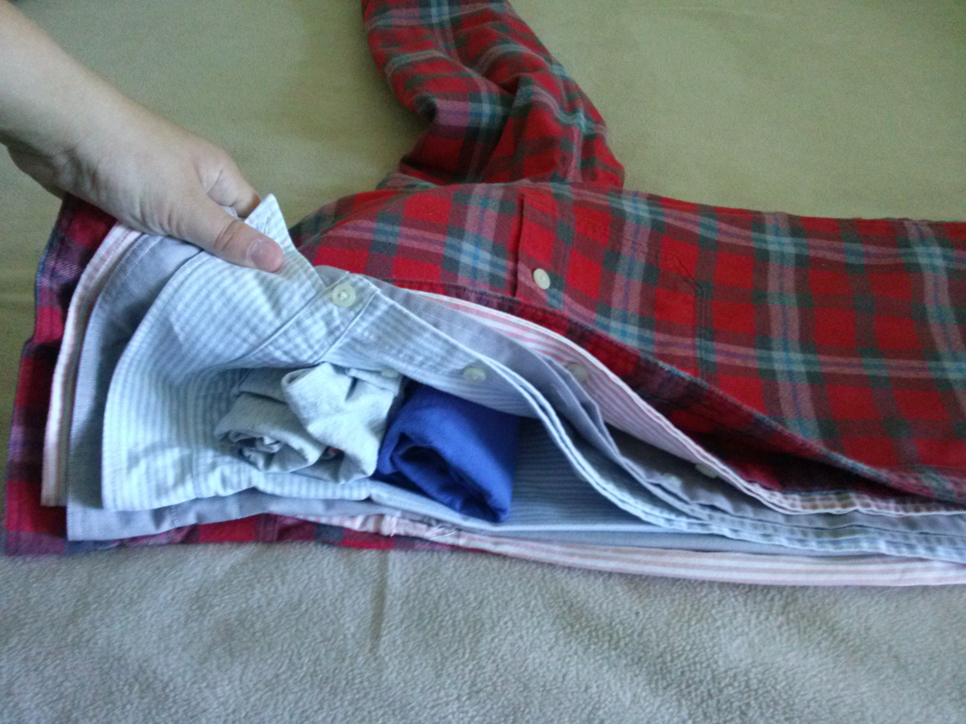 How To Properly Pack Your Collared Dress Shirts